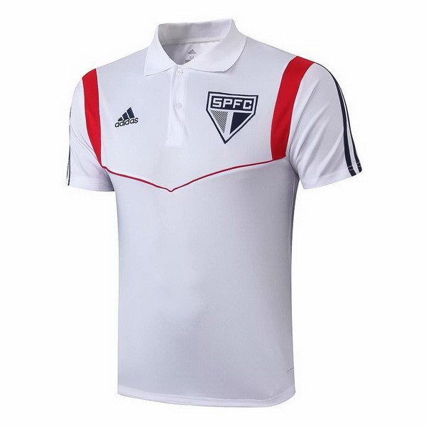 Polo São Paulo 2019-20 Weiß Rote Fussballtrikots Günstig